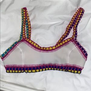 Kiini White Swimsuit Top